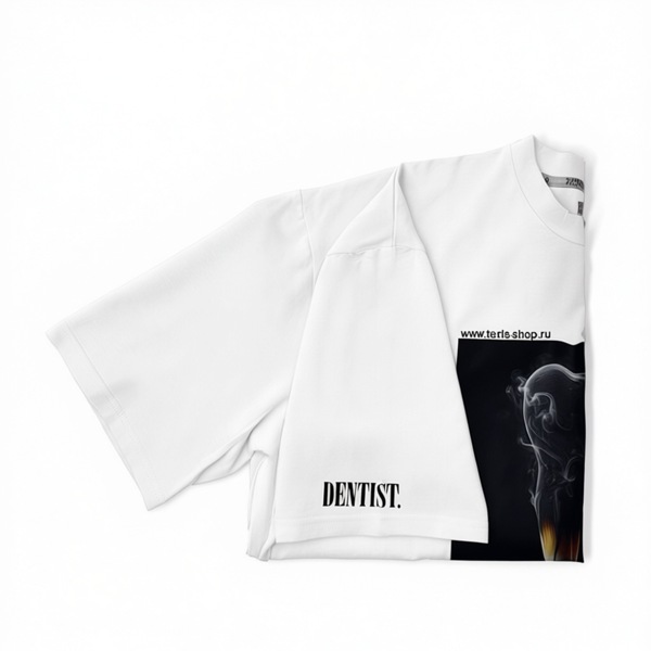 Футболка женская Амрита "Smoky Tooth", белый, 44-46 размер - фото 1