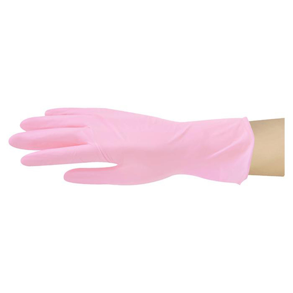 Перчатки нитриловые, текстурированные, розовые, размер L, 100 шт - фото 4