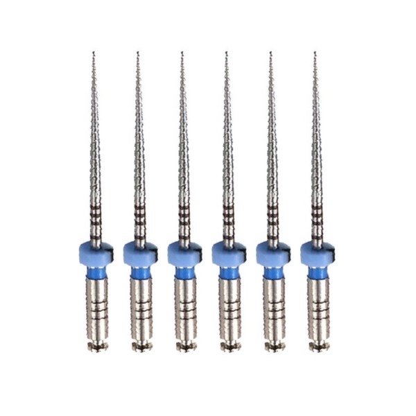 Файлы машинные Eurofile DK-Files, для препарирования каналов, 31 мм, №30/.06, никель-титан, 6 шт - фото 0