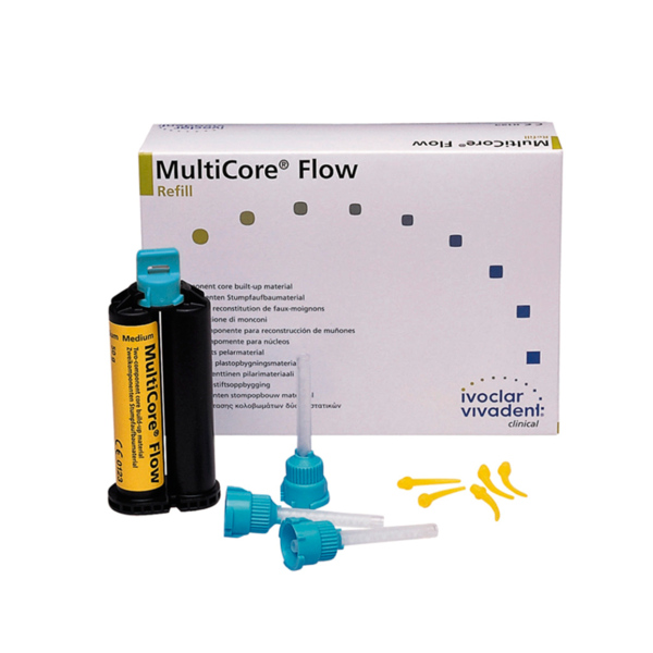 MultiCore Flow Refill - композит для восстановления культи, синий, 50 г - фото 1