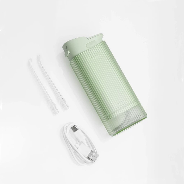 Ирригатор портативный Revyline RL 840, 4 режима, 2 насадки, зеленый - фото 4