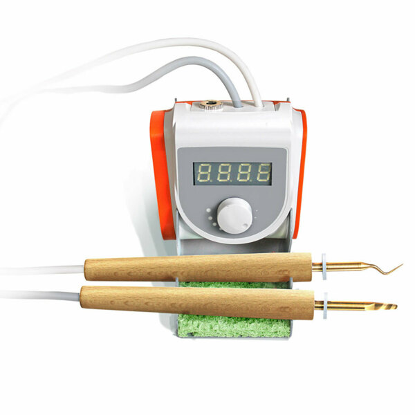 Электрошпатель Аверон ЭШЗ 2.1 ДУЭТ НЬЮ, двухканальный, с цифровой индикацией, 2 насадки - фото 1