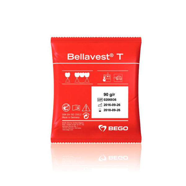 Bellavest T - паковочный материал для сверхточного литья коронок и мостовидных протезов, 144х90 г