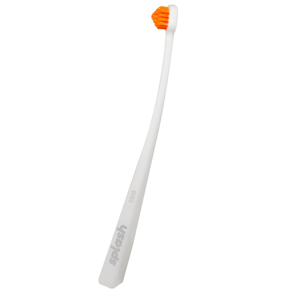 Зубная щетка Splash Brush Single 150, мягкая, белый, 1 шт - фото 0