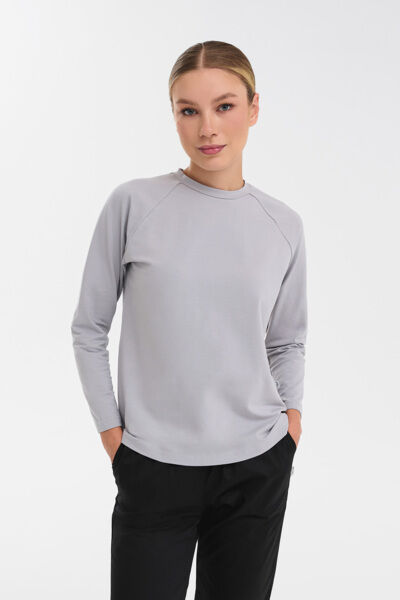 Лонгслив женский Тезис TZ112, серый, 44 - фото 0