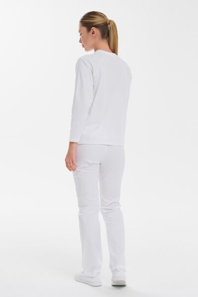 Лонгслив женский Тезис TZ112, принт "DENTIST", белый, 44 - фото 3