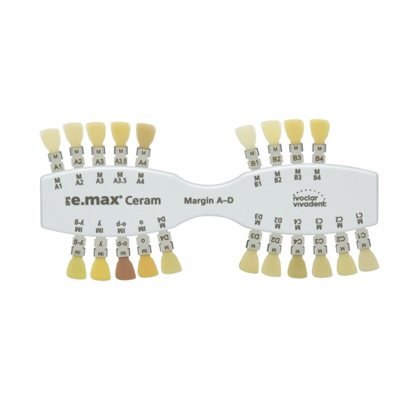 IPS e.max Ceram Shade Guide Margin A-D - расцветка плечевых масс - фото 0