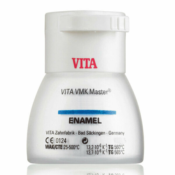 VITA VMK MASTER ENAMEL - порошок для облицовки металлических каркасов с КТР (цвет на выбор), 12 г - фото 0