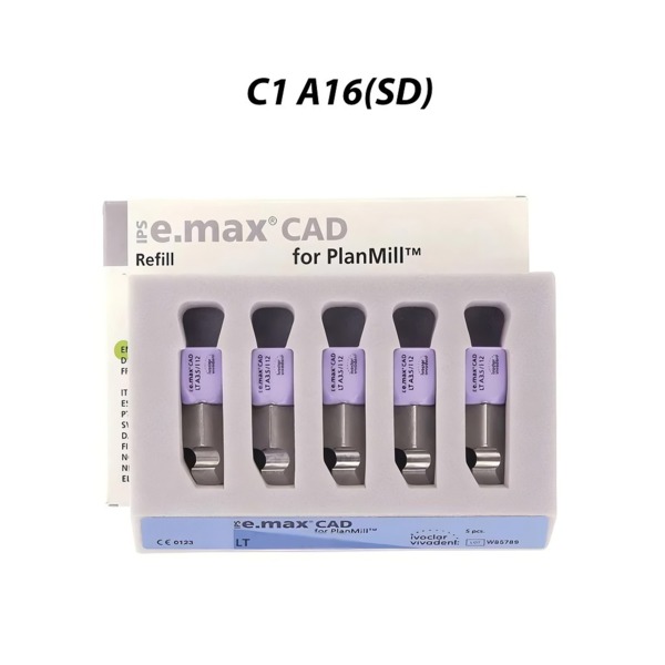 IPS e.max CAD PlanMill LT - блоки из дисиликата лития, цвет C1, A16 (SD), 5 шт - фото 0