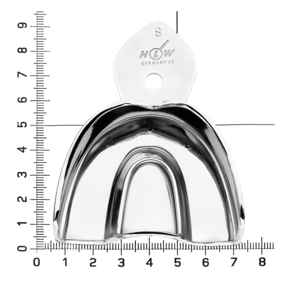 Ложка слепочная HLW, верхняя челюсть, размер S, 1 шт - фото 1
