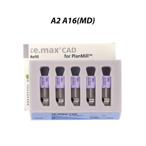 IPS e.max CAD PlanMill LT - блоки из дисиликата лития, цвет A2, A16 (MD), 5 шт - фото 0
