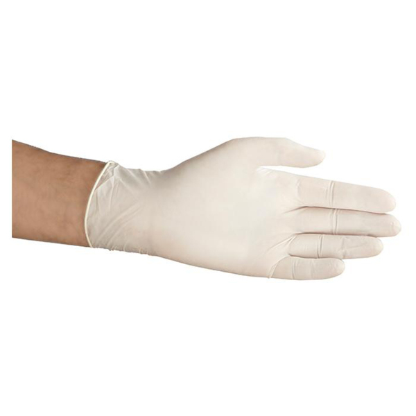 Перчатки нитриловые, белые, размер М, 100 шт - фото 1