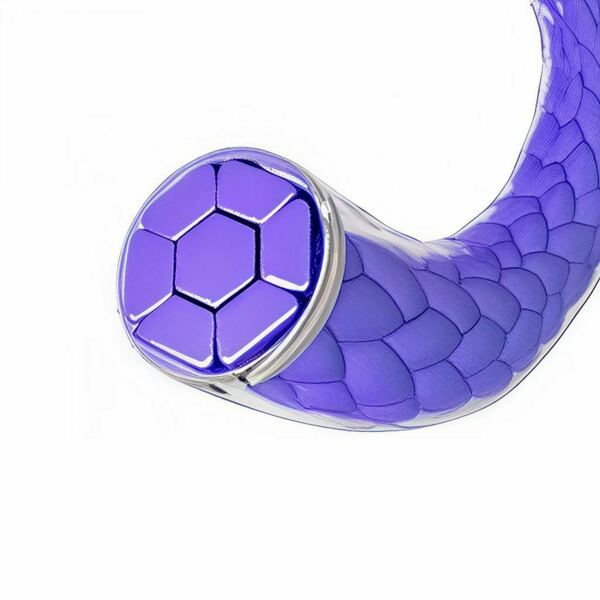 Шовный материал MyDent24 Лактисорб, рассасывающаяся плетеная нить с покрытием 5/0 75 см, обратно-режущая игла 16 мм 1/2, фиолетовый, 12 шт - фото 2