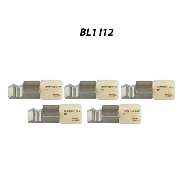 IPS Empress CAD PlanMill LT - блоки из лейцитной керамики, цвет BL1, I12, 5 шт - фото 0