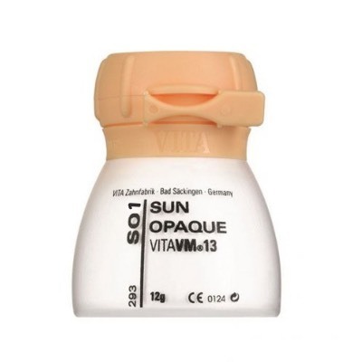 VITA VM 13 SUN OPAQUE - порошок для облицовки металлических каркасов, цвет SO1, 12 г - фото 0