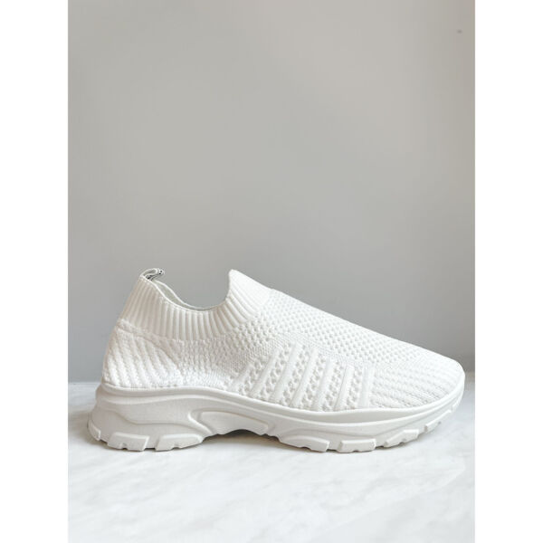 Слипоны женские, белый, 37 - фото 1