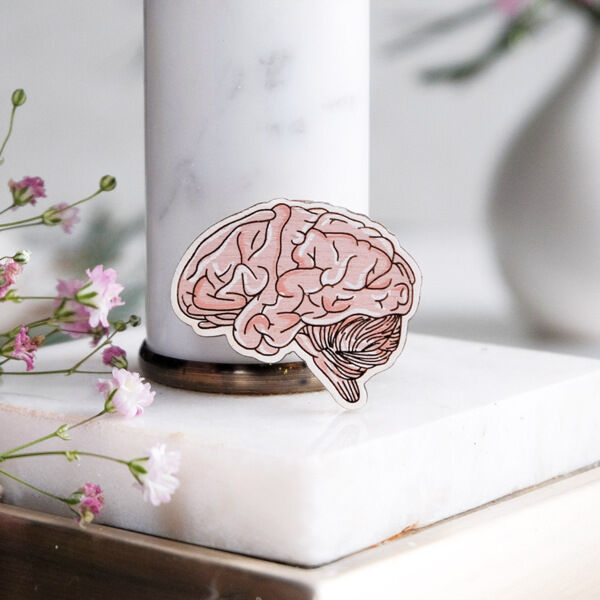 Значок "Мозг" - фото 1