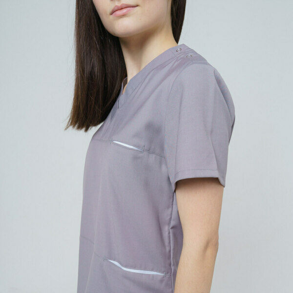 Туника женская Тезис TZ300, серо-бежевый, 44 - фото 2