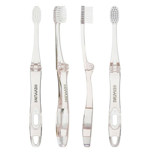 Зубная щетка Revyline S4000 Travel Glass, персиковая - фото 2
