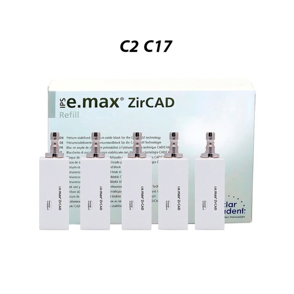 IPS e.max ZirCAD CEREC MT Multi - блоки из оксида циркония, цвет C2, C17, 5 шт - фото 0