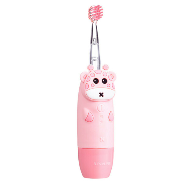 Детская электрическая звуковая зубная щётка Revyline RL 025 Baby, розовый - фото 2