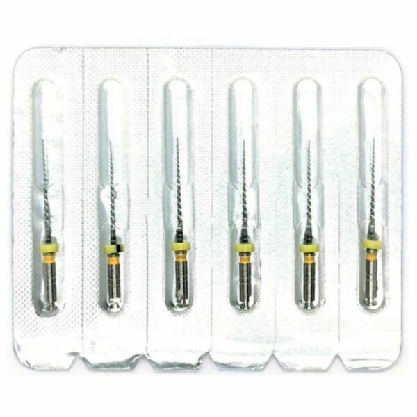 Файлы машинные Eurofile DK-Files, для препарирования каналов, 31 мм, №20/.06, никель-титан, 6 шт - фото 1