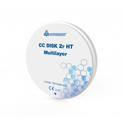 Диск CC DISK Zr HT MULTILAYER для фрезерных станков CAD/CAM, D2, 98,5х22 мм - фото 2