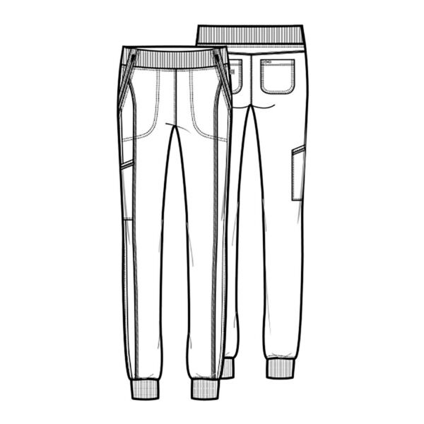 Брюки женские Cherokee CK110A, белый, M - фото 4