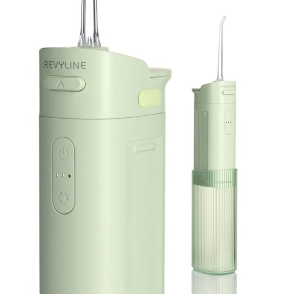 Ирригатор портативный Revyline RL 840, 4 режима, 2 насадки, зеленый - фото 2