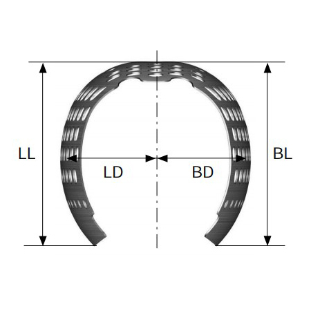 Мембрана титановая OSSTEM OssBuilder OB3, для вертикальной аугментации, BW=20.0 мм, BL=11.0 мм, LL=11.0 мм, BD=5.5 мм, LD=5.5 мм - фото 1