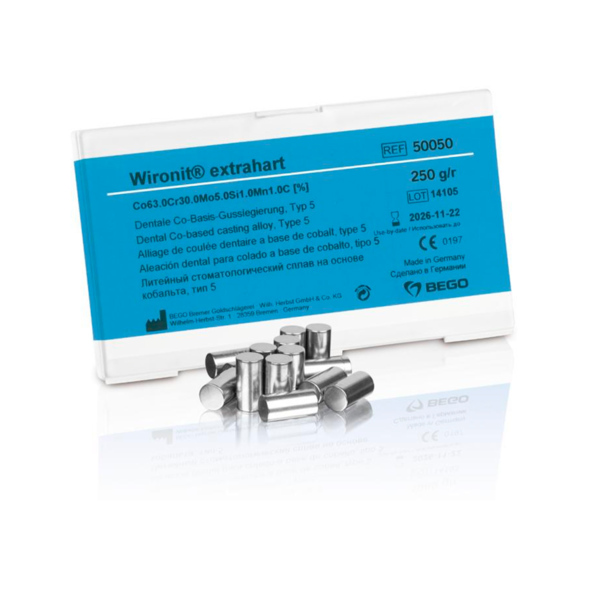 Wironit extrahart - идеальный сплав для бюгельного протезирования и комбинированных работ, 250 г - фото 0