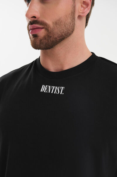 Футболка мужская Тезис TZ510, принт "DENTIST", черный, 54-56 - фото 1