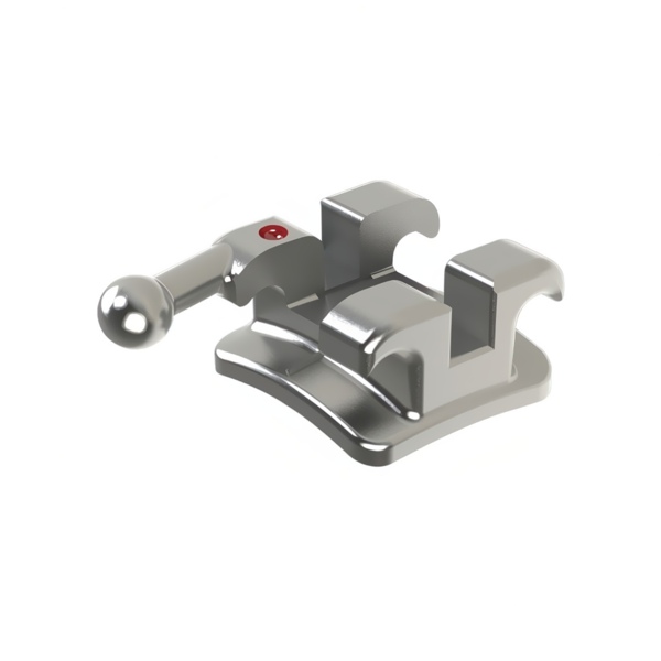 Брекет металлический IMD Atua Mini Roth, верхний левый второй премоляр с крючком, паз дуги .022 ", 1 шт - фото 1