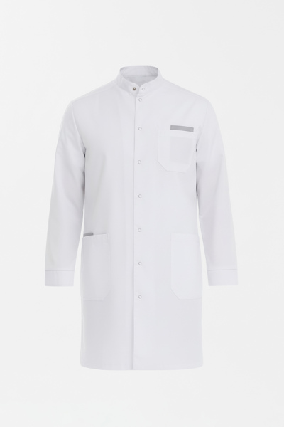 Халат мужской на кнопках Тезис TZ810, белый, 50 - фото 6