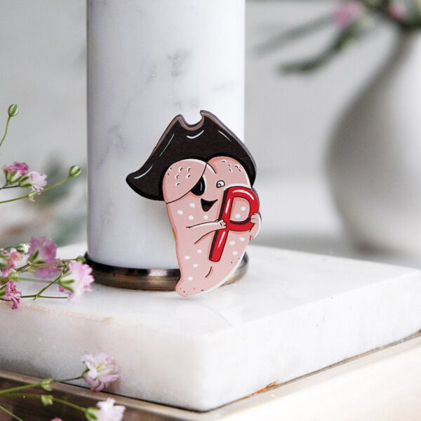 Значок "Язык для логопеда" - фото 1