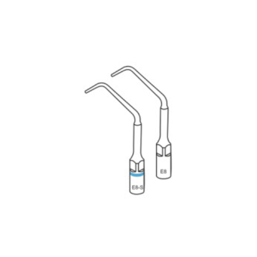 Насадка ультразвуковая Eighteeth E8-S, для скалера Satelec, эндодонтическая, для очистки стенок каналов, D=0.5 мм, L=20.7 мм, 1 шт - фото 0