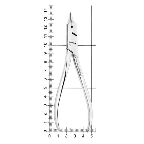 Щипцы ортодонтические, крампонные, изгиб 0,9 мм/резка 0,7 мм, 12 см - фото 3