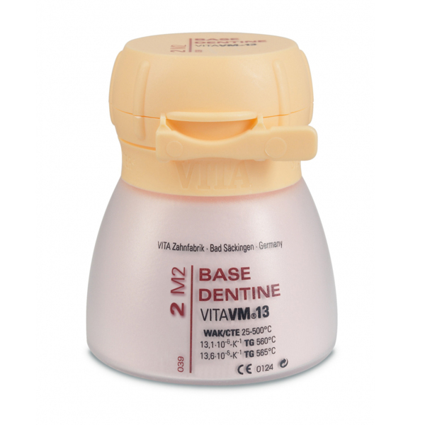 VITA VM 13 BASE DENTINE - порошок для облицовки металлических каркасов, цвет 4L2.5, 12 г - фото 0