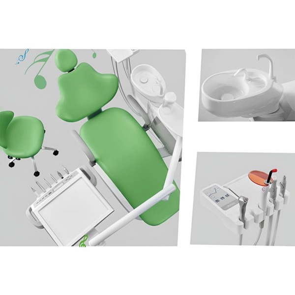 Стоматологическая установка Cingol X1, верхняя подача, взрослая - фото 4