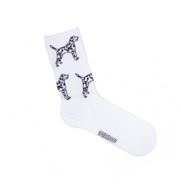 Носки женские, "Далматинцы", белый, 36-40 - фото 0