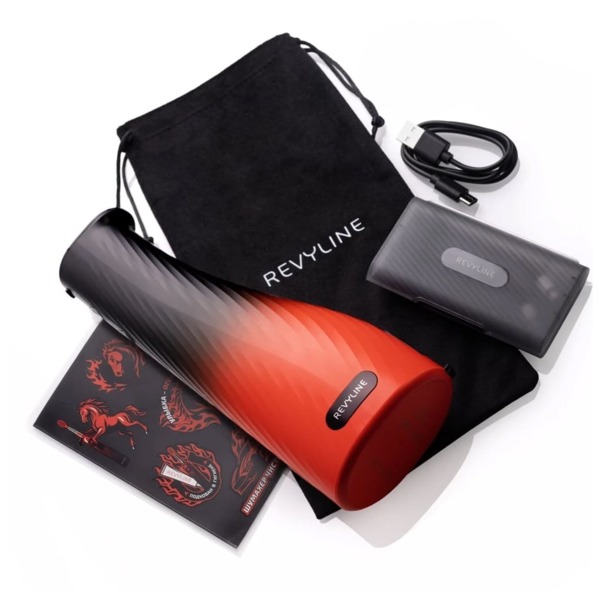 Ирригатор портативный Revyline RL 640 Special Color Edition Fire Horse, 4 режима, 3 насадки, красно-черный - фото 6