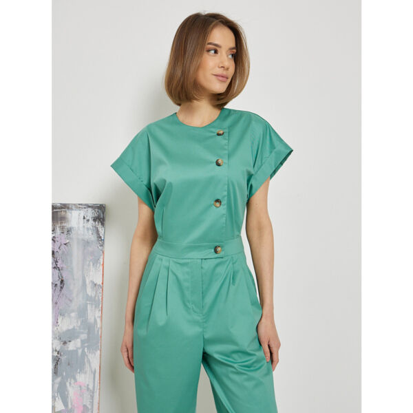 Комбинезон женский Dr. Nice «Beauty», зеленый, 50-52 - фото 1