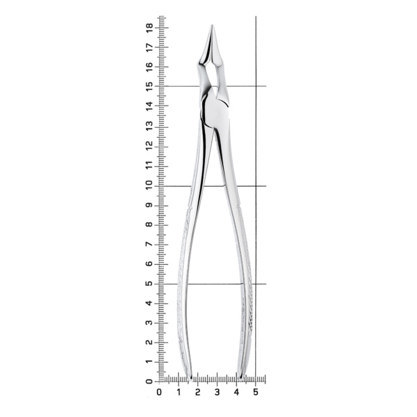 Щипцы для удаления зубов, верхние корни, Байонеты, стандартные, 11-152* - фото 6