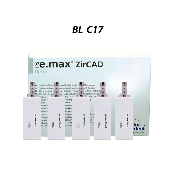 IPS e.max ZirCAD PlanMill LT - блоки из оксида циркония, цвет BL, C17, 5 шт - фото 0