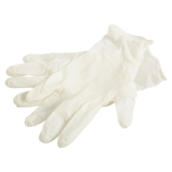 Перчатки нитриловые, текстурированные, белые, с ланолином и витамином Е, размер L, 100 шт - фото 0