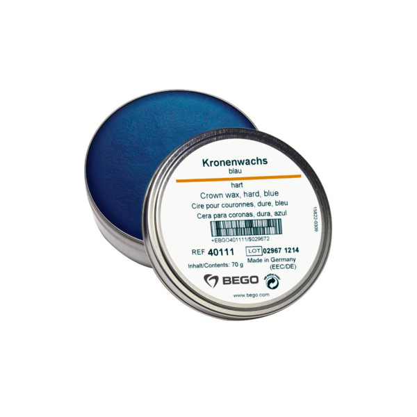 Коронковый воск, твердый, синий - фото 0