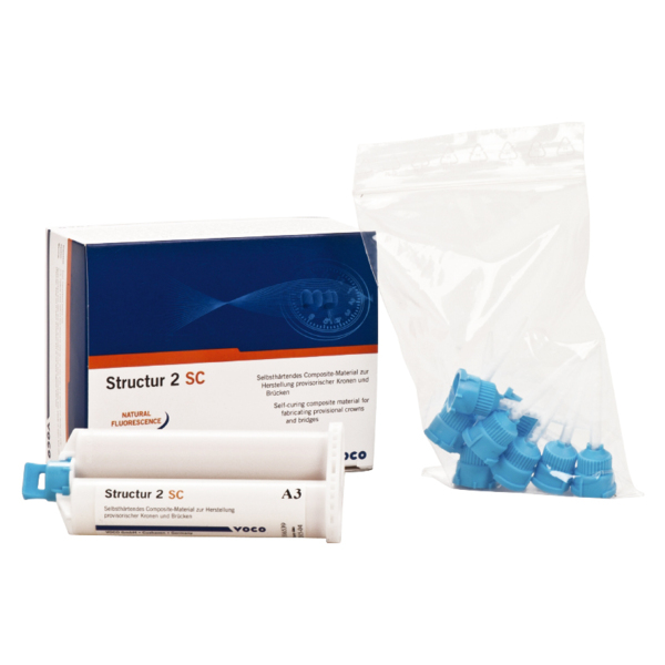 Structur 2 SC - временный материал для коронок и мостов, картридж, цвет A3, 75 г - фото 0