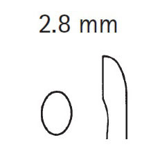 Кюретка VOLKMANN, костная, 2,8 мм, длина 170 мм - фото 1