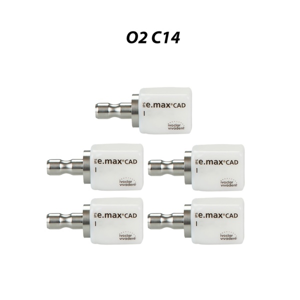 IPS e.max CAD PlanMill Impulse - блоки из стеклокерамики, цвет O2, C14, 5 шт - фото 0