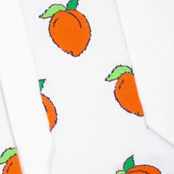 Носки женские, "Персики", белый, 36-40 - фото 2